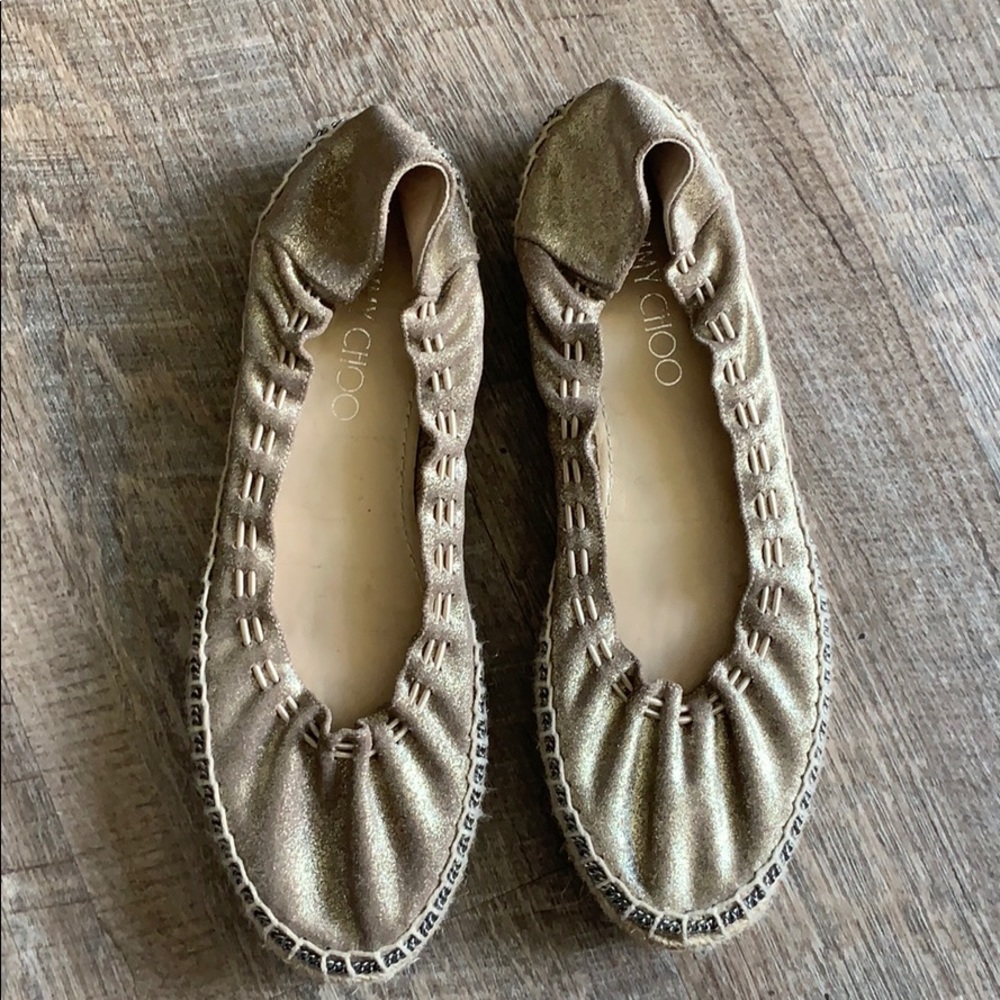 Jimmy choo espadrille slides 37 never worn